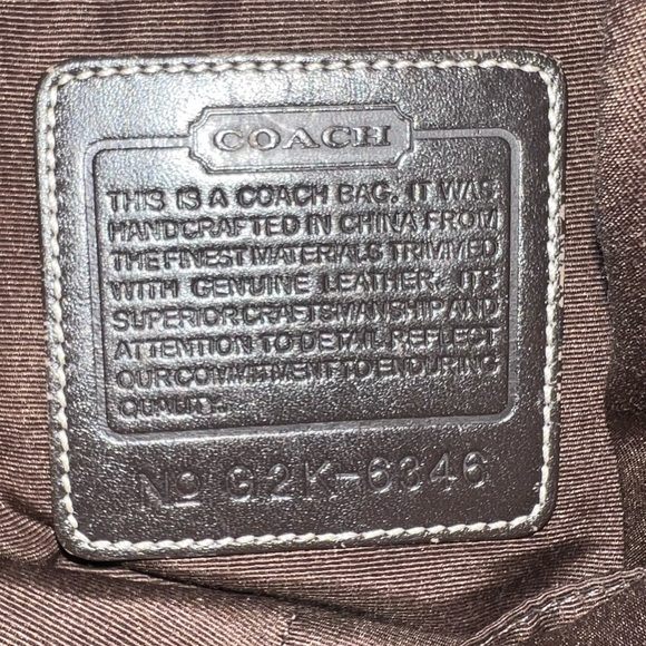 Coach Vintage Canvas HoBo Shoulder Bag ❤️ - Picture 5 of 17